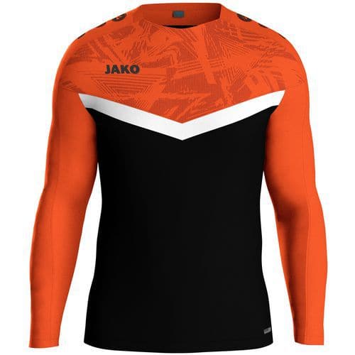 Sweat enfant Iconic noir/orange Jako