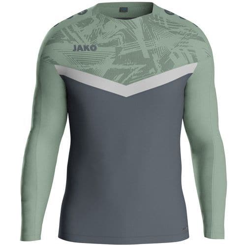 Sweat Iconic vert/gris Jako