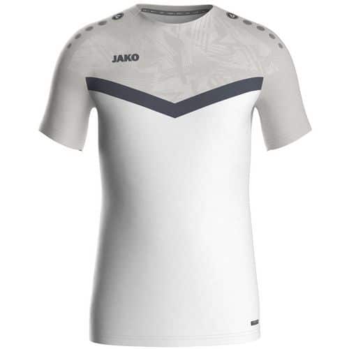 T-shirt de sport enfant Iconic blanc/gris Jako