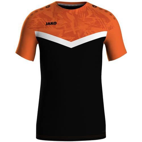 T-shirt de sport enfant Iconic noir/orange Jako