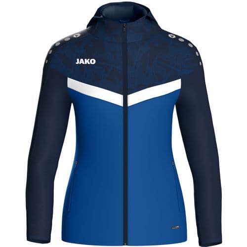 Veste à capuche femme Iconic Bleu foncé Jako