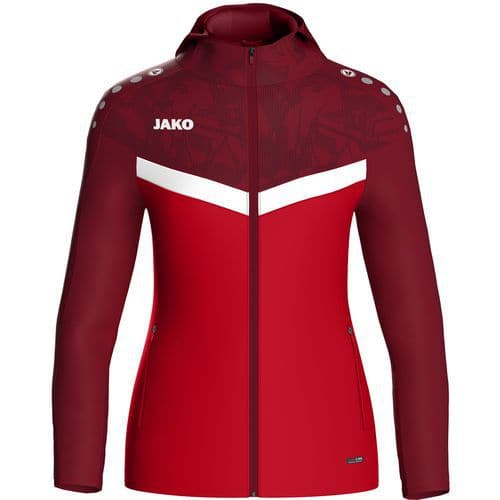 Veste à capuche femme Iconic rouge Jako