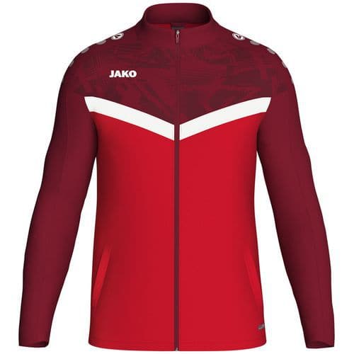 Veste de survêtement polyester enfant Iconic rouge Jako