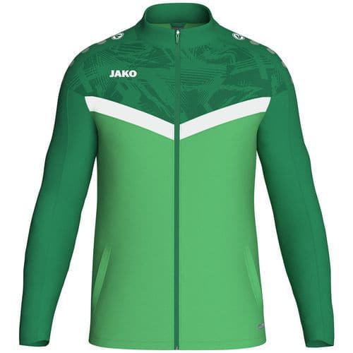 Veste de survêtement polyester enfant Iconic vert Jako