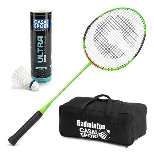 Kit badminton raquettes massive 4+ Casal Sport Lot de 20