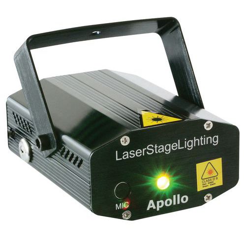 Mini laser Apollo rouge vert multipoints Beamz