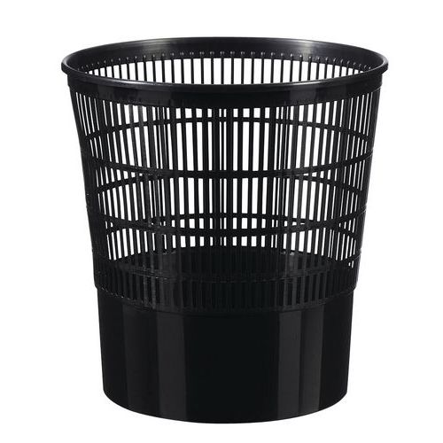 Lot de 20 Corbeilles à Papier Cap - 16L Noir Rossignol Pro