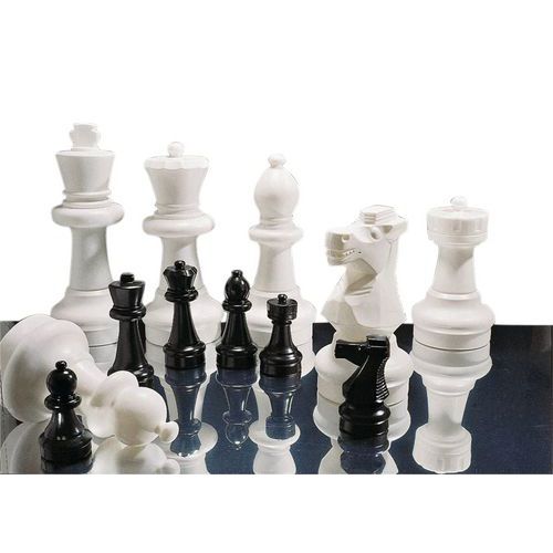 Pièces d'Echecs (32 pièces : 16 noires + 16 blanches)