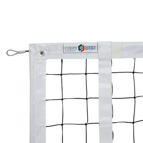 Filet de volley compétition FIVB - tension par câble gainé