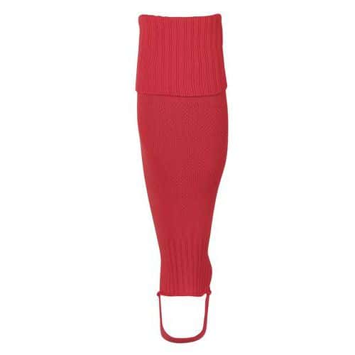 Chaussettes sans pieds Senior - Rouge - Uhlsport