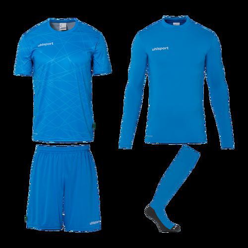 Ensemble gardien Prediction - Bleu fluo - Uhlsport