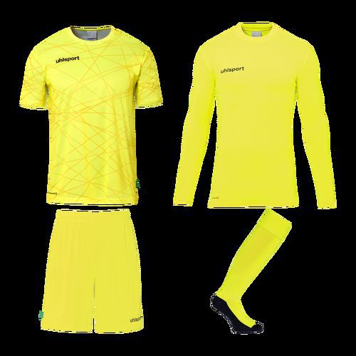 Ensemble gardien Prediction - Jaune fluo - Uhlsport