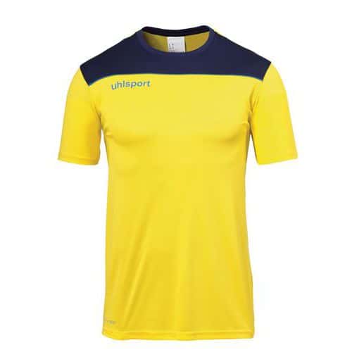 Polo Offense 23 - Jaune/bleu foncé - Uhlsport