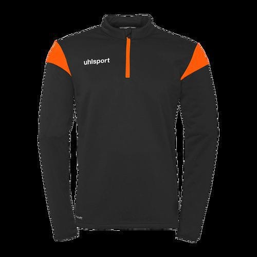 Sweat zippé 1/4 Squad 27 - Noir/orange - Uhlsport