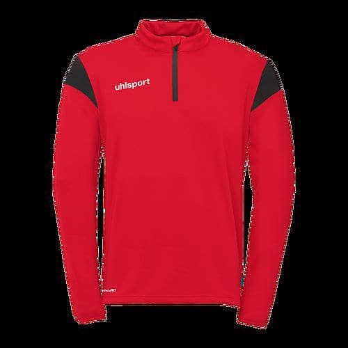 Sweat zippé 1/4 Squad 27 - Rouge - Uhlsport