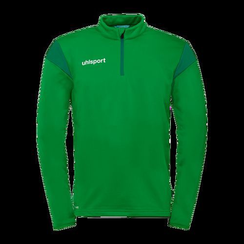 Sweat zippé 1/4 Squad 27 - Vert - Uhlsport