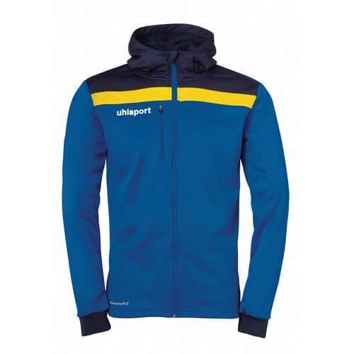 Veste capuche Offense 23 - Bleu/Jaune - Uhlsport