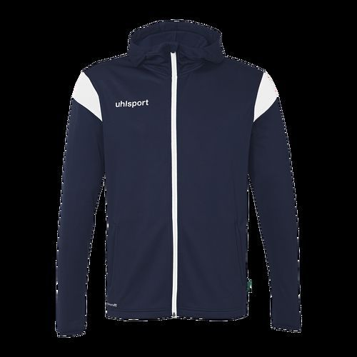 Veste capuche Squad 27 Track Hood - Bleu foncé/blanc - Uhlsport