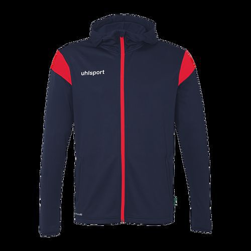 Veste capuche Squad 27 Track Hood - Bleu/rouge - Uhlsport