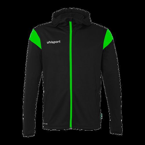 Veste capuche Squad 27 Track Hood - Vert/noir - Uhlsport