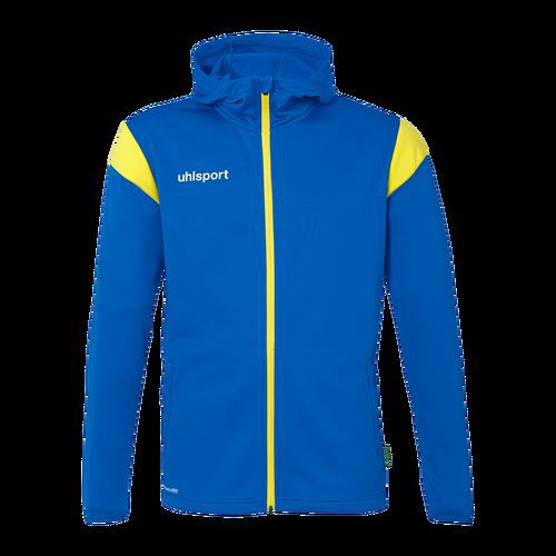 Veste capuche Squad 27 Track Hood - Bleu/jaune - Uhlsport