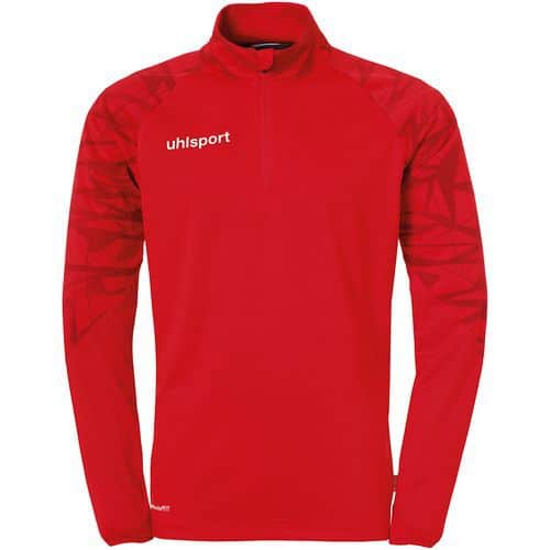 Veste zippé 1/4 Goal 25 - Rouge - Uhlsport