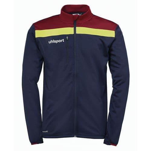 Veste zippée Offense 23 - Bleu foncé/Bordeaux - Uhlsport