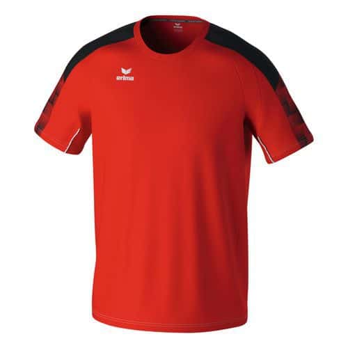 T-Shirt EVO STAR enfant - Rouge/noir - Erima