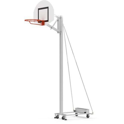 Panier de Basket sur Pied Mobile Stabile Hauteur Réglable de 178 à