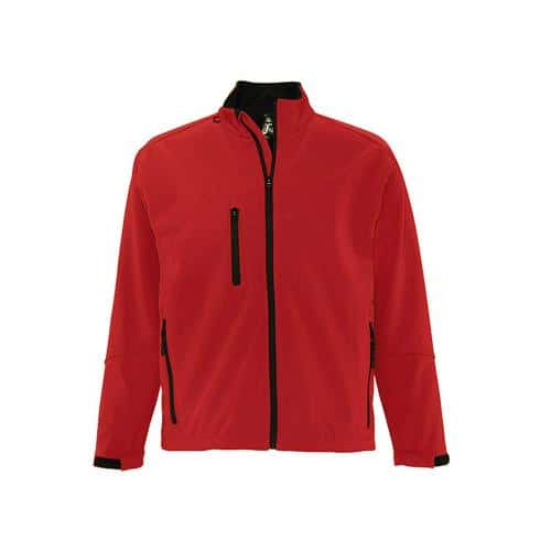 Veste softshell classic Club rouge - Casalsport.com